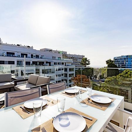 Brand New Apartment With Pool And Sea View In ماربيا المظهر الخارجي الصورة