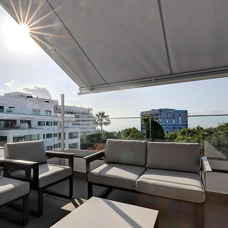 Brand New Apartment With Pool And Sea View In ماربيا المظهر الخارجي الصورة