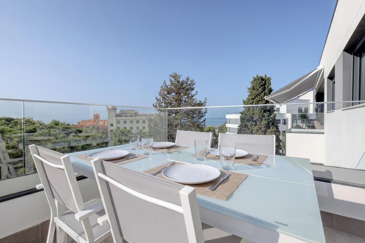 Brand New Apartment With Pool And Sea View In ماربيا المظهر الخارجي الصورة