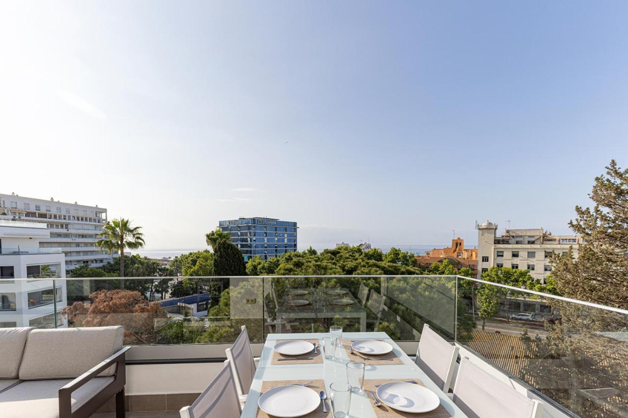 Brand New Apartment With Pool And Sea View In ماربيا المظهر الخارجي الصورة